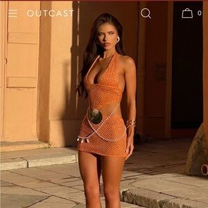 OUTCAST USA Adrianna Mesh Mini Dress